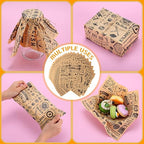 2400 Pcs 12 x 12 Inch Deli Wax Paper Sheets Grease Resistant Tray Basket Liners Newsprint Paper Water and Grease Proof Sandwich Wrapping Square Hot Dog Wrappers for Food Baking (Brown)