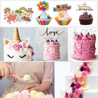 Nifogo Cake Decorating Supplies Kit Tools 356pcs, Baking Accessories with Cake Turntable, Pastry Piping Bag, Piping Icing Tips for Beginners