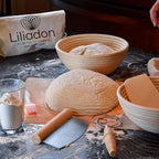 Sourdough Starter Kit - Bread Proofing Basket Set - Baking Accessories - Gift Set