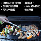 Grillight Grilling Essential Combo Gift Set: LED Light Spatula, Tongs & Bonus GrillMat | Restaurant Grade Stainless Steel Tools w/ Built-In LED Flashlight | Turn Grill into Griddle | Grill in the Dark