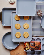 Caraway Non-Stick Ceramic Baking Sheet - Naturally Slick Ceramic Coating - Non-Toxic, PTFE & PFOA Free - Perfect for Baking, Roasting, and More - Medium (15" x 10") - Navy