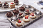 Fox Run Muffin and Cupcake Pan, 12 Standard Cup, Stainless Steel