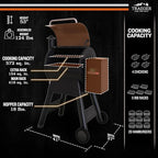 Traeger Grills Pro 575 Wood Pellet Grill & Smoker with Wifi, App-Enabled, Bronze