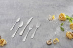 Oneida Flight Everyday Flatware Teaspoons 18/0 Stainless Steel, Set of 4, Silver