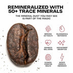 Danger Coffee by Dave Asprey, Remineralized, Mold Free & Lab Tested Whole Bean Coffee, Medium Roast, 10.9 Ounce