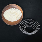 Football Cookie Cutter Set-6 Piece-4.5" 4.0" 3.5" 3.0" 2.5" 2"-Dishwasher Safe-Sports Cookie Cutters Bread and Fondant Baking Molds for Party