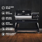 recteq Pellet Smoker Grill Deck Boss 800, Electric Pellet Smoker, Outdoor Grills & Smokers, Wi-Fi-Enabled BBQ Grill