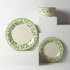 Lenox 863669 Holiday 4-Piece Melamine Dinner Plate Set, Christmas Dinnerware, Hosting