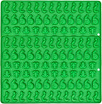 2 Pack Mini Silicone Molds Frog, Lizard, Snails Gummy Molds for Chocolate, Fondant, Candy, Biscuits, Cookie, Jelly and Dog Training Commands Concept(Snail/Frog/Lizard)
