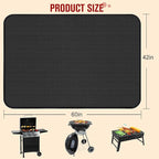48×30 Inch Hearth Rug Fireproof, Under Grill Mats for Outdoor Grill, Fireproof Rugs for Fireplaces, Grill Mat Oil-Proof Water-Proof Protector for Decks, Patios and Indoor Grill