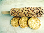 DINOSAURS EMBOSSING ROLLING PIN ENGRAVED with DINOSAURS for EMBOSSED COOKIES JURASSIC ANIMALS TYRANNOSAURUS REX