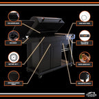 Traeger Woodridge Elite Electric Wood Pellet Grill and Smoker, 970 Sq. In., Side Sear Station, WiFIRE Technology, Super Smoke Mode, Outdoor Pellet Smoker Grill with Insulated Body, TFC97XLH