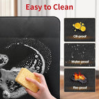 60 x 40 inch Firepit Mat for Outdoor Grill, Fireproof Mats for Under Reusable Oil-Proof Waterproof Grill Mats Repalce BBQ Pad for Deck Patio Grass Fire Pit Accessories for Outside