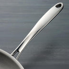 Tramontina Tri-Ply Clad Stainless Steel 6-Quart Saute Pan with Glass Lid, Induction-Ready Cooking Pan, Dishwasher-Safe, NSF-Certified
