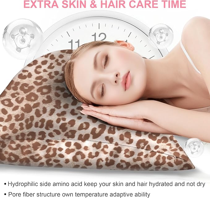 Silk Body Pillow Cover with Zipper, Mulberry Silk Pillow Cases Body Size Ultra Smooth and Soft Breathable Cooling Silk Satin Body Pillowcase for Hair and Skin (20x54 Inches, 1 Pack)