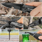 Gifts for Brother from Sister Friends,Birthday Christmas Brother Gifts,Multitool Knife "BEST BROTHER EVER",Multi tool for Climbing,Camping,Cycling,Hiking