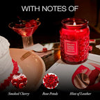VOLUSPA Cherry Gloss 18 oz Scented Coconut Wax Candle for Home Fragrance