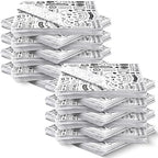 1800 Pcs 12 x 12 Inch Deli Wax Paper Sheets Grease Resistant Tray Basket Liners Newsprint Paper Water and Grease Proof Sandwich Wrapping Square Hot Dog Wrappers for Food Baking (White)