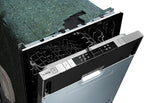 KoolMore KM-DW1852-PR 18 in. ADA Panel Ready with 8 Place Settings 52 DB Dishwasher in Stainless-Steel, UL and Energy Star Certified