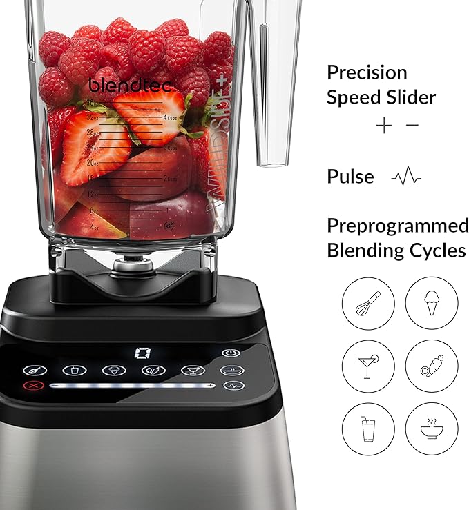 Blendtec DD28PA01A-A1AP1D8 Series Original Designer, 90 oz & 34 oz, Black Go Jar