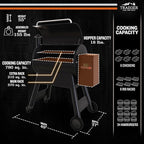 Traeger Grills Pro 780 Wood Pellet Smoker Grill, 6-in-1 BBQ Pellet Grill Combo, WiFi and App-Connected Electric Smoker, 780 Square Inches of Grilling Area, Temperature Control, Black Finish