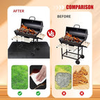 60 x 40 inch Firepit Mat for Outdoor Grill, Fireproof Mats for Under Reusable Oil-Proof Waterproof Grill Mats Repalce BBQ Pad for Deck Patio Grass Fire Pit Accessories for Outside