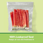FoodSaver Quart Pre-Cut Vacuum Seal Bags, Easy Use Vacuum Storage Bags, Align to Seal and Tear to Open Vacuum Sealer Storage Bags, 19 Pack
