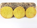 POPPY Embossing Rolling Pin with Wildflower Corn Poppies Pattern. Dough roller for embossed cookies and Pottery by Algis Crafts