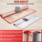 Silicone Pastry Mat 36x24 Inch Nonstick Baking Mat Perfect for Dough, Pastry Board, Dough Rolling, Kneading Board, Pie Crust, Fondant, Pasta/Pizza, Kitchen Counter Mat