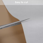 Leather Table Cover,1.8mm Thick,30x48 Inch Desk Cover,Large Desk Mat,Table Protector,Table Cover Protector,Dining Table Cover Protector,XL Desk Mat(Khaki+Silvery,30x48)