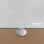 Leather Table Cover,1.8mm Thick,35.4x70.9 Inch Table Protector,Table Protector for Dining Room Table,Dining Table Cover,Table Cover Protector,Wood Table Protector(Khaki+Silvery,35.4x70.9)