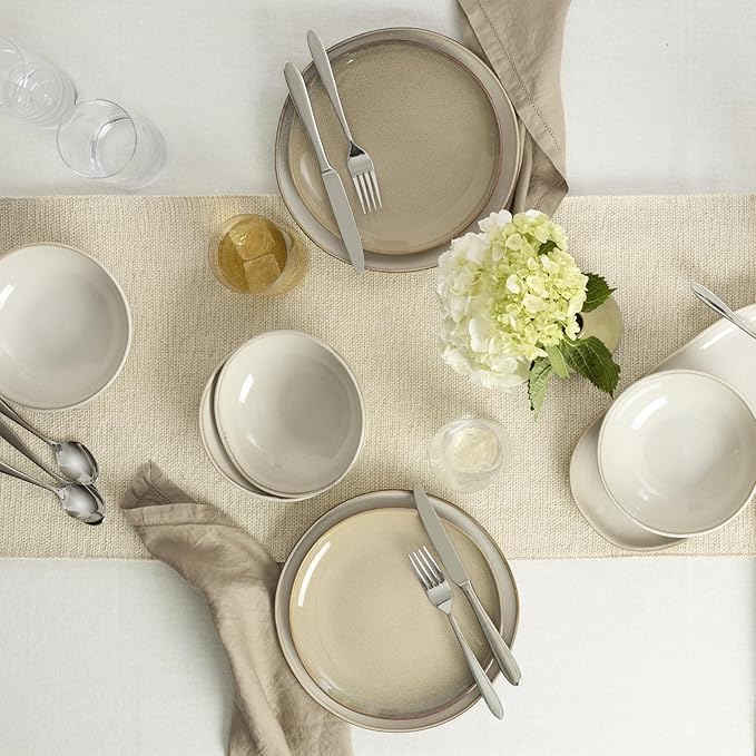 Oneida B336045A Mooncrest 45-Piece Flatware Set, Service for 8,Silver,45 Piece