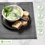Ecovita 100% Compostable Paper Bowls [12 oz.] – 150 Disposable Bowls Eco Friendly Sturdy Tree Free Liquid and Heat Resistant Alternative to Plastic or Paper Bowls