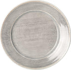 CFS 6400418 Grove Melamine Charger, 12.5", Smoke