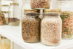 Bormioli Rocco Quattro Stagioni 33.75 oz. Canning Jar Set of 3, Gift Boxed