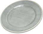 Carlisle FoodService Products Grove Reusable Plastic Plate Appetizer Plate with Rim for Home and Restaurant, Melamine, 7 Inches, Smoke, (Pack of 12)