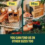 Wandering Bear Organic Cold Brew Coffee Variety Pack - Extra Strong, Bold, Smooth, Unsweetened, Shelf-Stable, Ready to Drink, Iced Cold Brewed Coffee Drink - 32 fl oz (3pk - Vanilla, Black, Mocha)