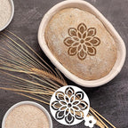 Mandala Coffee Stencils Reusable - 25 Pcs Flower Stencils for Cookies Sourdough Bread Decor, Rangoli Mandala Baking Templates