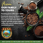 Low Acid Organic Coffee – Whole Bean, Mold-Free & Stomach Friendly by Java Planet, Sumatran Single Origin Coffee, Dark Roast, Smooth Full Flavored, 1LB Bag