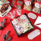 12 Sets 10 Inch Christmas Whisks Gifts DIY Fillable Christmas Tree Ornaments Xmas Colored Silicone Whisks for Cooking Heat Resistant Egg Beaters with Card Rope Bag for Candy Holder