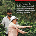 SF Bay Coffee Organic Rainforest Blend 28 oz Bag, Ground Medium Dark Roast, USDA Organic