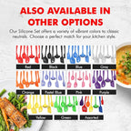 Chef Craft Premium Silicone Kitchen Tool and Utensil Set, 7 Piece, Assorted