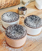 Mora Ceramic Ramekins - 8oz, Set of 6 - Small Oven Safe Baking Dishes/Cups - For Personal Pudding, Creme Brulee, Souffle, Serving Dip, Custard, Ice Cream - Single Mini Bowls - Assorted Neutrals