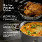 Our Place Titanium Pro Cookware Duo – Always Pan & Perfect Pot with Nonstick No-Coating Technology | Tri-Ply Titanium & Stainless Steel | Safe for Oven, Induction & All Cooktops up to 1000°F | Chrome