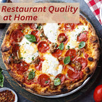 ThermiChef 16" by 16" Pizza Steel (3/16" Standard Thickness) - Multipurpose Cooking Steel for Ovens & Grills - Made in the USA