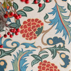 patdrea Designer Linen Round Table Cloth,Durable Breathable Floral Dacorative Tablecloth,Decor Tables Covers for Kitchen Dining,Tea Party,Holiday,Christmas,Thanksgiving,Diameter 55"-Puno