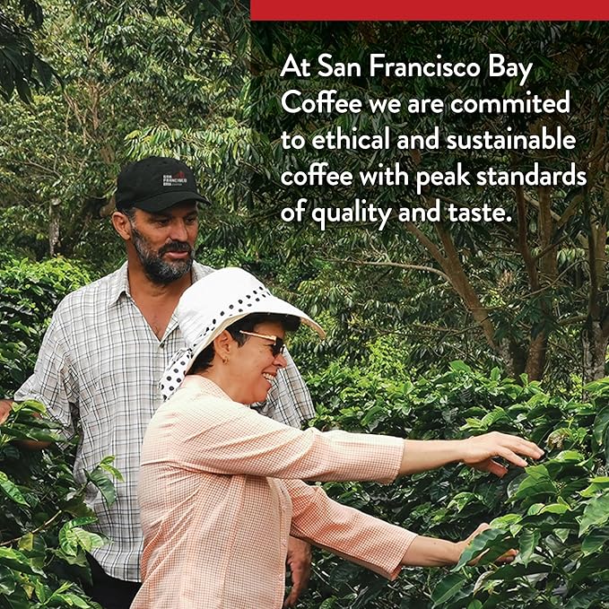 San Francisco Bay Coffee - Medium-Dark Roast Whole Bean Coffee - Fog Chaser (2 lb bag)