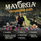 Mayorga Seasonal Dark Roast Coffee, 2 lb bag - Winter Blend Coffee Roast - 100% Arabica Whole Coffee Beans - Bold & Smooth Organic Coffee - Specialty Grade, Non-GMO, Direct Trade, Kosher