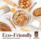 Sourdough Kit with Professional Bread Making Tools - Complete Sourdough Bread Making Kit with 10" Round & 11" Oval Handcrafted Bannetons, Bread Lame, Danish Whisk, Bowl & Dough Scrapers (14-Piece Kit)