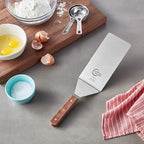 Mercer Culinary Praxis Rosewood Handle Heavy Duty Turner,Brown, 8" x 4"